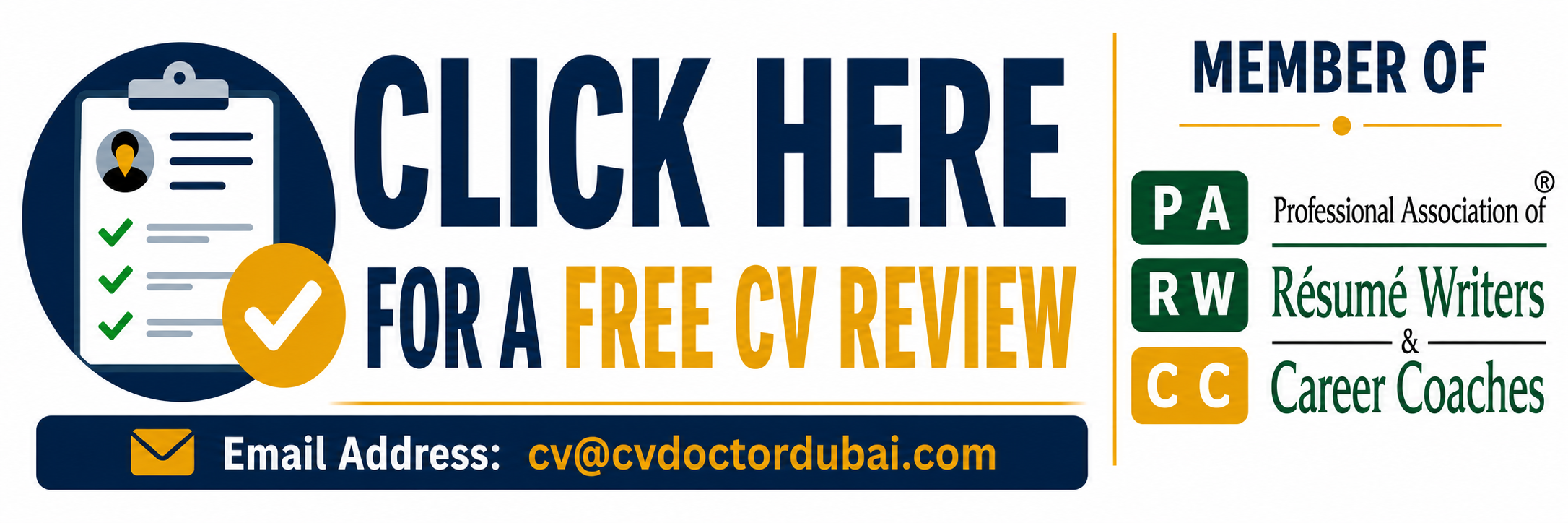 Click Here for a Free CV Review